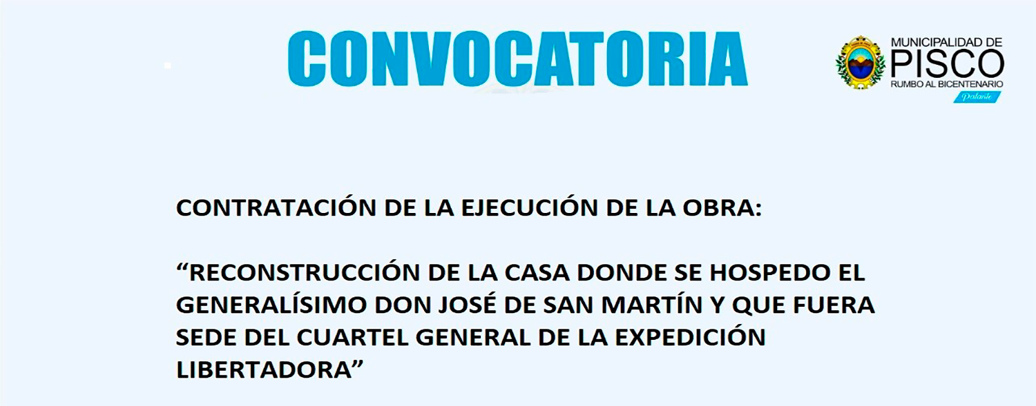 CONTRATACIÓN DE LA EJECUCIÓN DE LA OBRA: